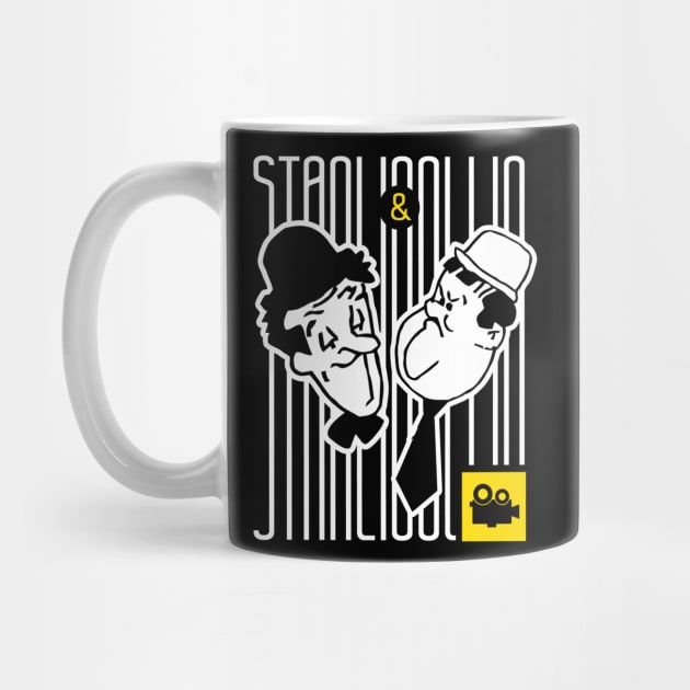 Stanlio and Ollio Cinema Cult Movie Celebrity by TEEWEB